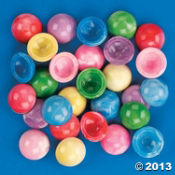 Mini Marbleized Poppers<br>1"-144 piece(s)